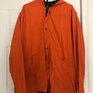 Polo Ralph Lauren jacket, light rain size M color Orange, great condition